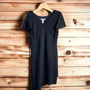 Madison Leigh Women’s Size 12 Asymmetrical Black Dress.  Excellent condition